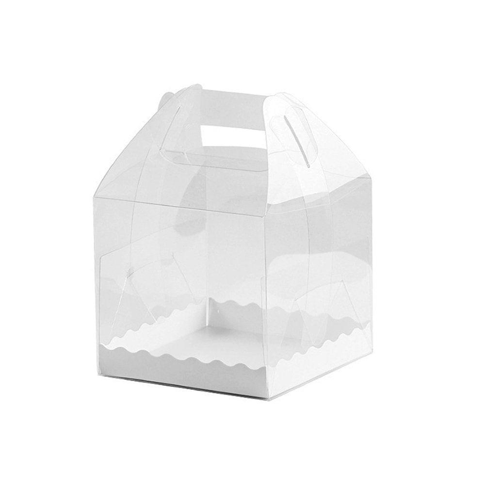 130x130x110 Square Transparent Box With Handle - TEM IMPORTS™