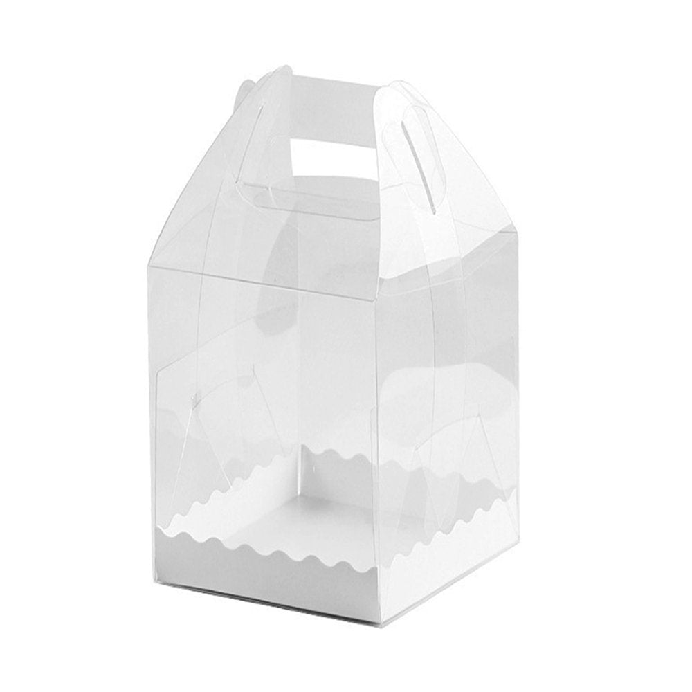130x130x180 Tall Square Transparent Box With Handle - TEM IMPORTS™
