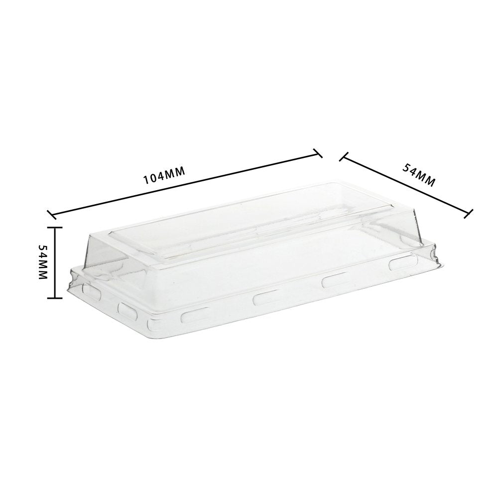 140mL Clear Rectangular Container With Lid - TEM IMPORTS™