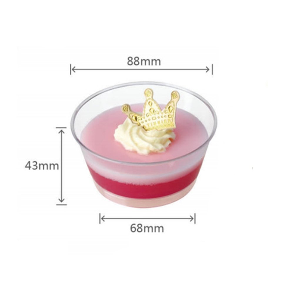150mL Clear Round Bowl Container With Lid - TEM IMPORTS™