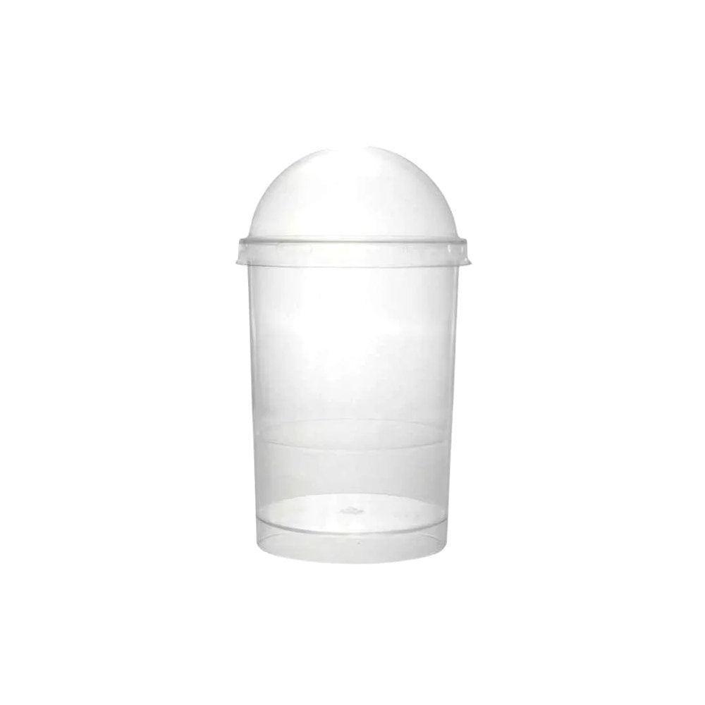 150mL Clear Round Cylinder Cup With Lid - TEM IMPORTS™