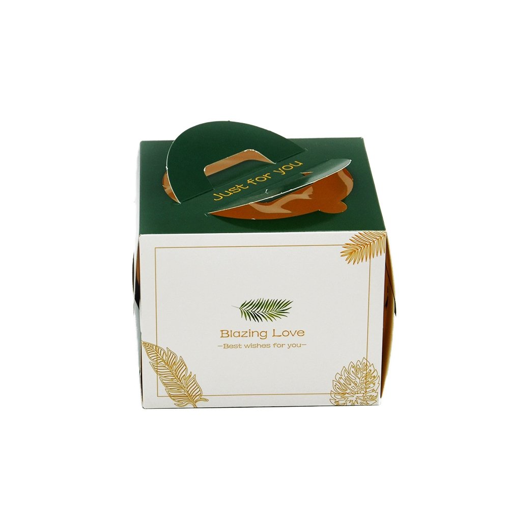 15x15x12 Patisserie Square Cake Box - Blazing Green - TEM IMPORTS™