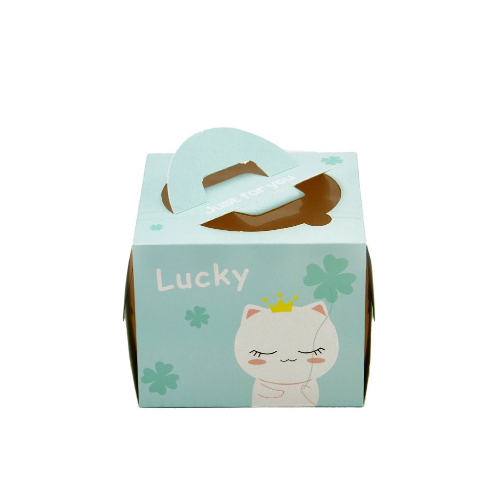 15x15x12 Patisserie Square Cake Box - Lucky Cat - TEM IMPORTS™