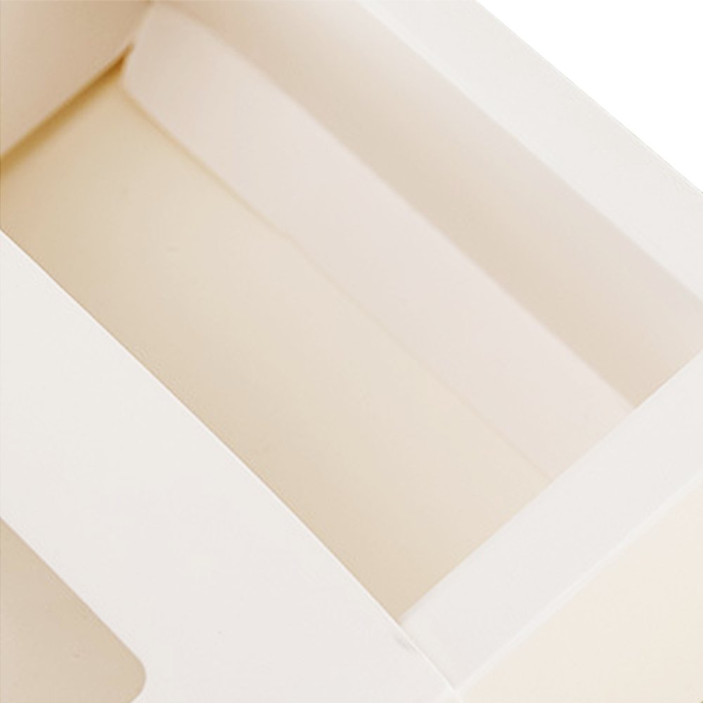16 Macarons White Paper Box With Window - TEM IMPORTS™