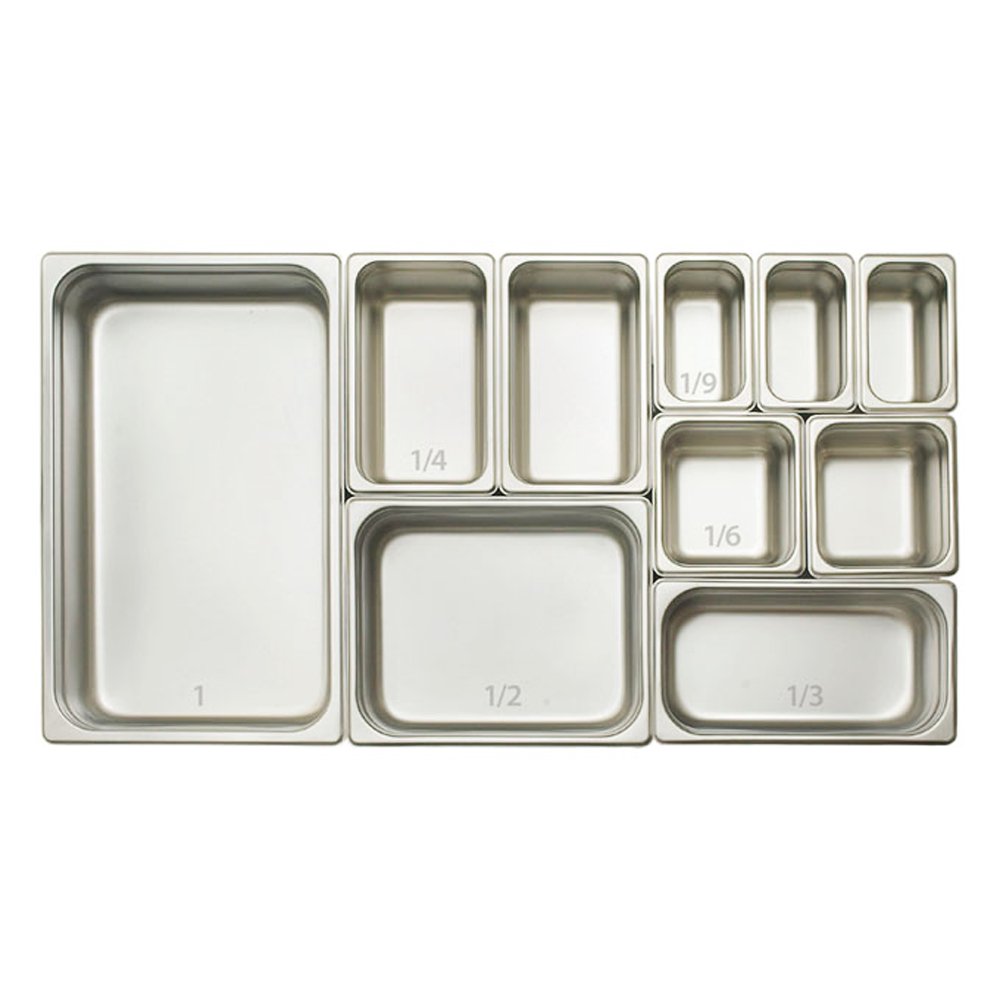 1/6 Size Gastronorm Steam Pans - 1.5L - TEM IMPORTS™