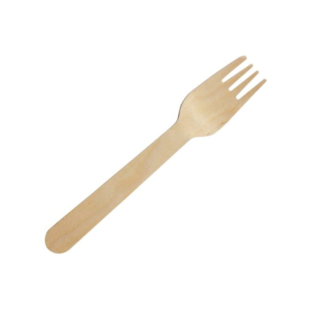 16cm Wooden Cutlery Fork - Pk100 - TEM IMPORTS™
