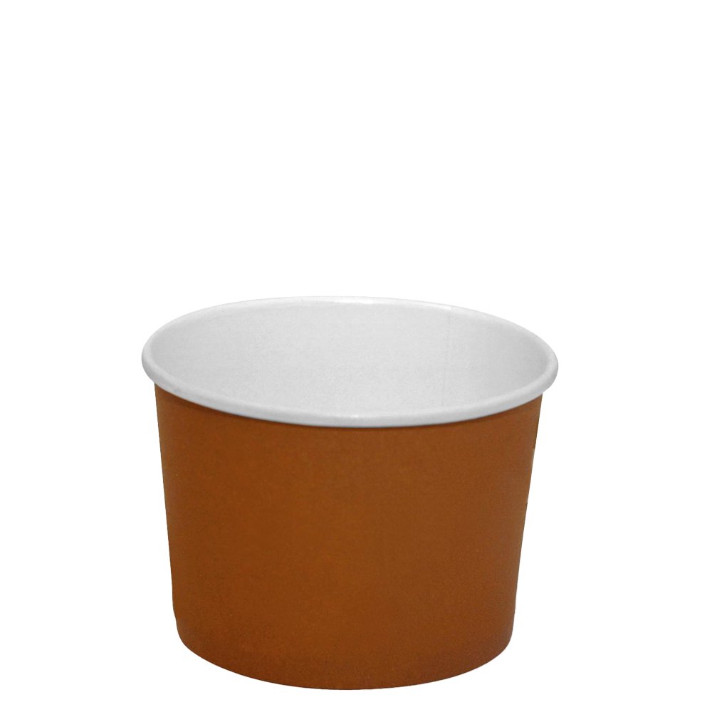 16oz/470mL PLA Coated Plain Brown Paper Soup Cup - TEM IMPORTS™