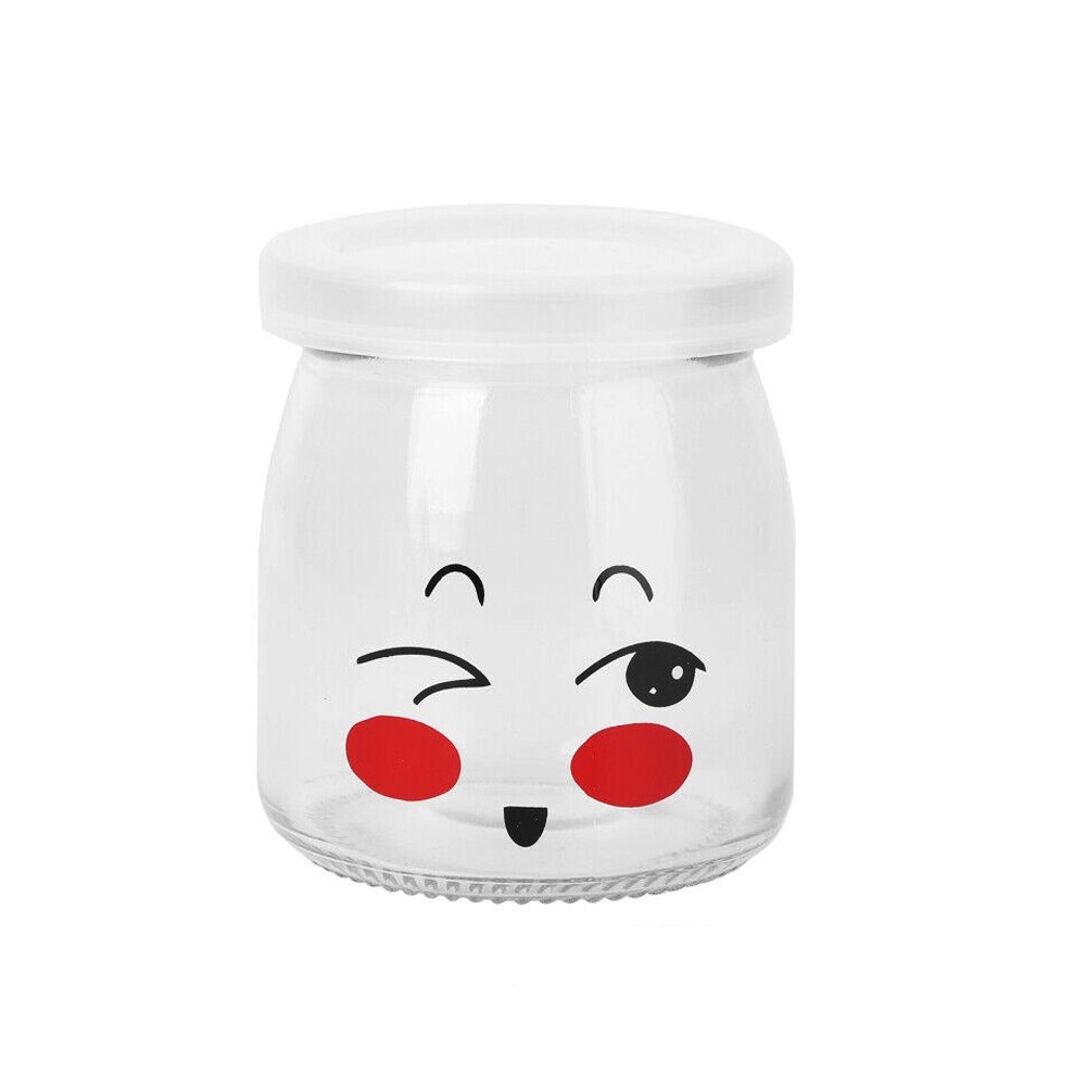 200mL Novelty Pudding Glass Jar With Soft PE Lid - TEM IMPORTS™