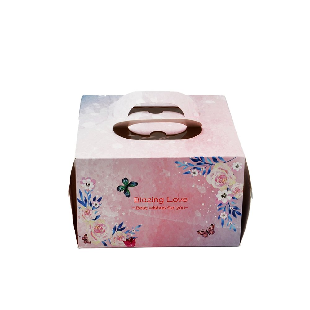 20x20x15 Patisserie Square Cake Box - Blazing Love - TEM IMPORTS™