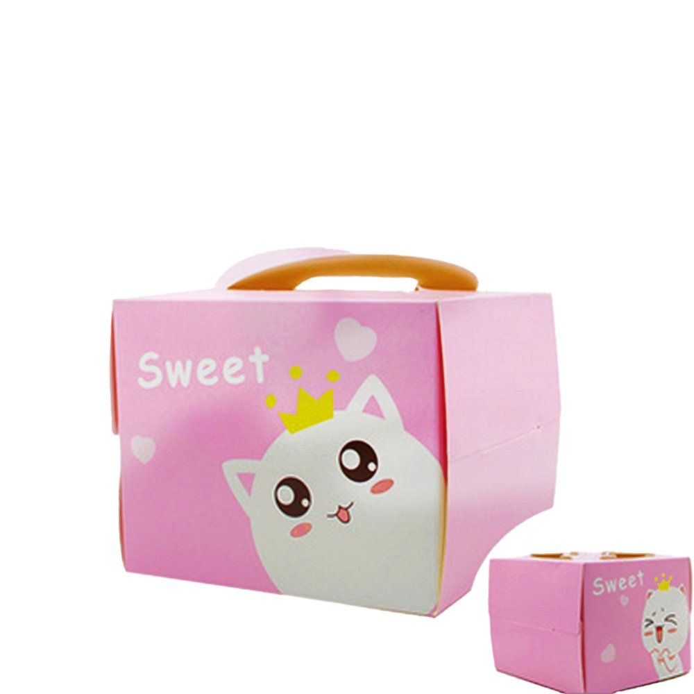 20x20x15 Patisserie Square Cake Box - Sweet Cat - TEM IMPORTS™