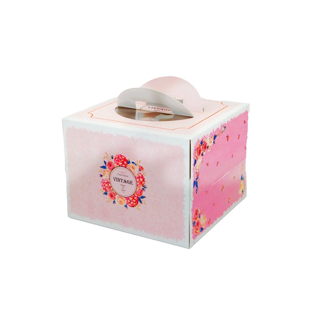 20x20x15 Patisserie Square Cake Box - Vintage - TEM IMPORTS™