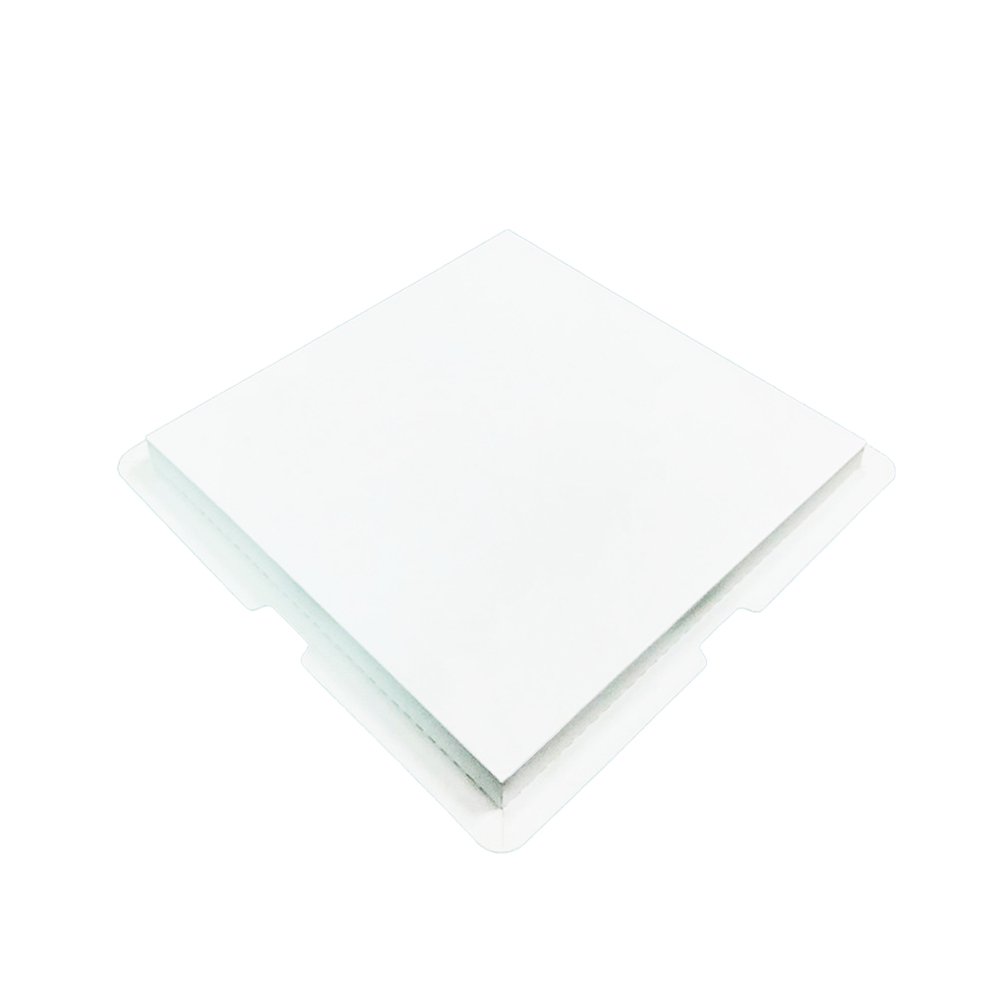 22x22x16 Clear Square Box - White - TEM IMPORTS™