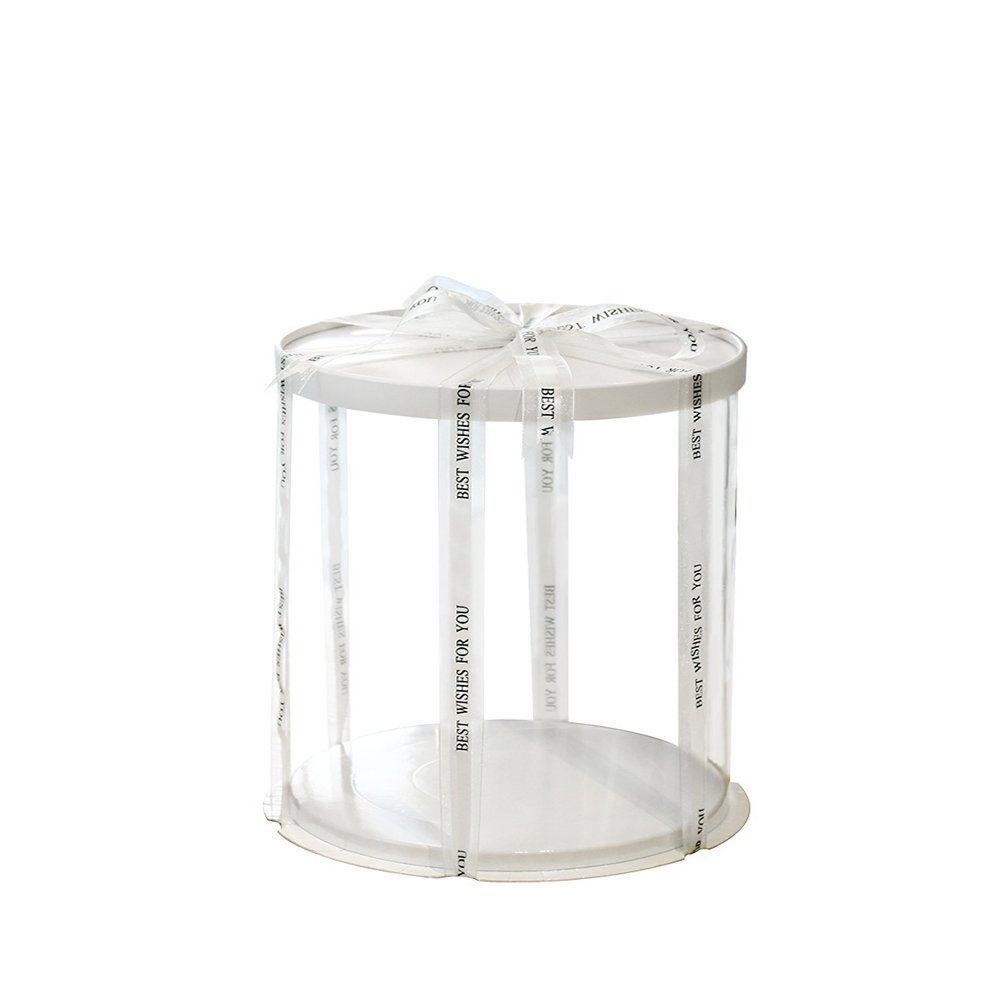 22x24 Round Transparent Box - TEM IMPORTS™