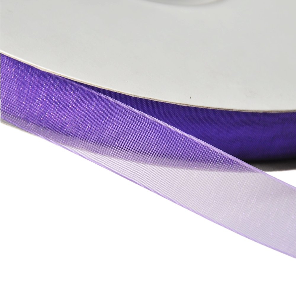 25mm Organza Purple - Woven Edge - TEM IMPORTS™