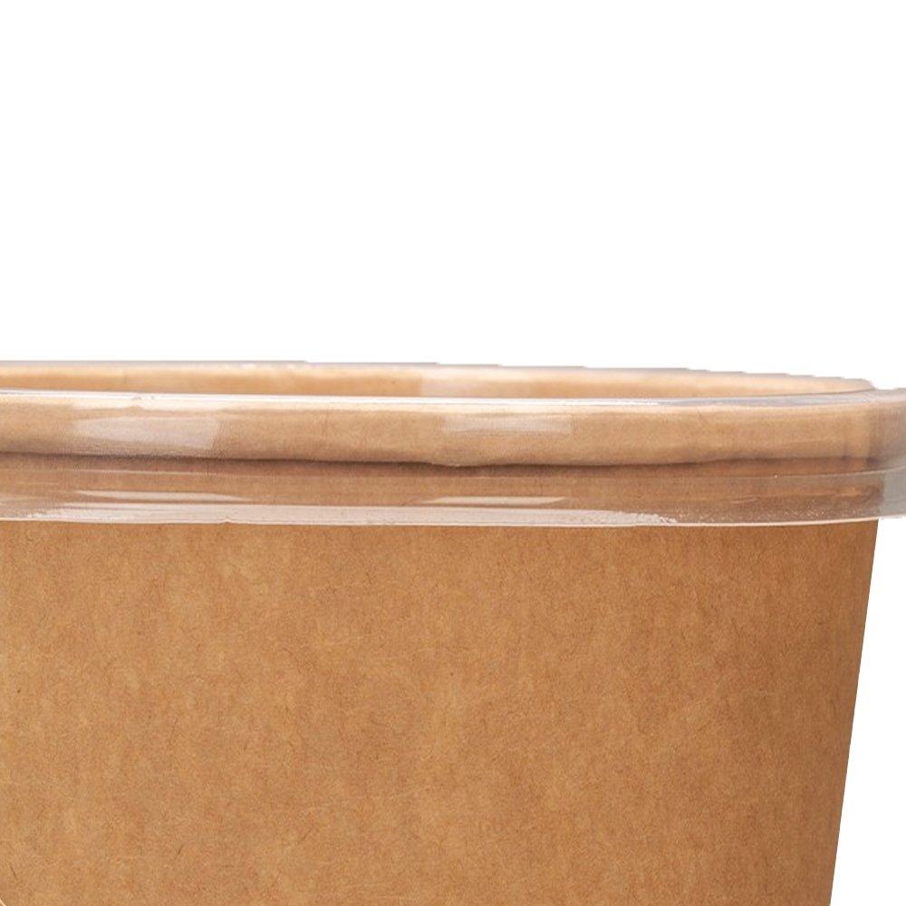 26oz/780mL PE Coated Kraft Paper Soup Cup - TEM IMPORTS™