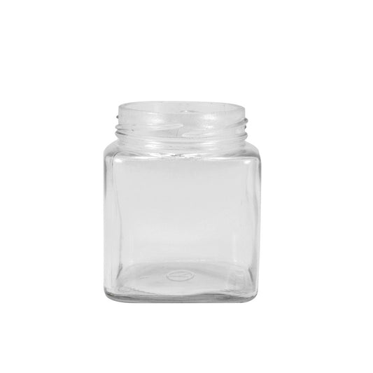 280mL Square Glass Jar With Metal Twist Lid - TEM IMPORTS™