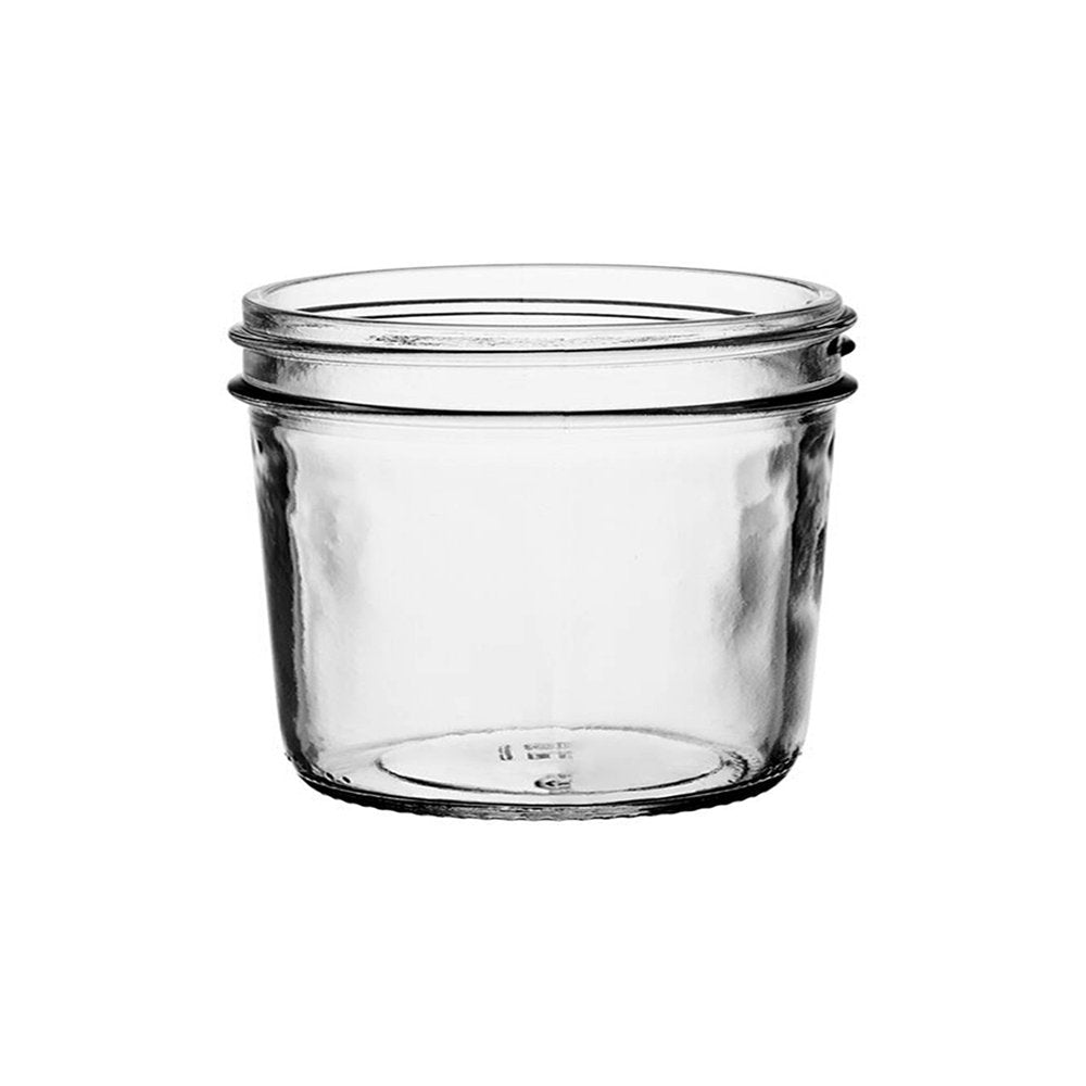300mL Wide Mouth Glass Jar With Metal Lid - TEM IMPORTS™