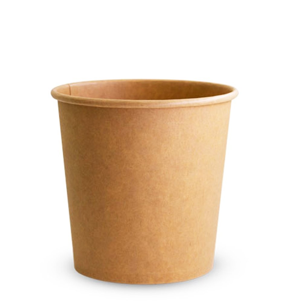 32oz/950mL PE Coated Kraft Paper Soup Cup - TEM IMPORTS™