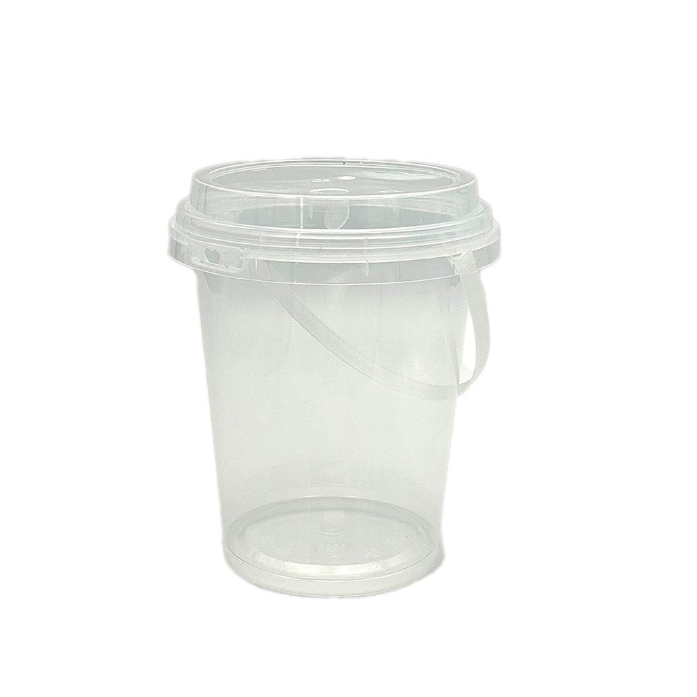 34oz/1000mL Clear Fruit/Milk Tea Tamper Proof Bucket Cups - TEM IMPORTS™