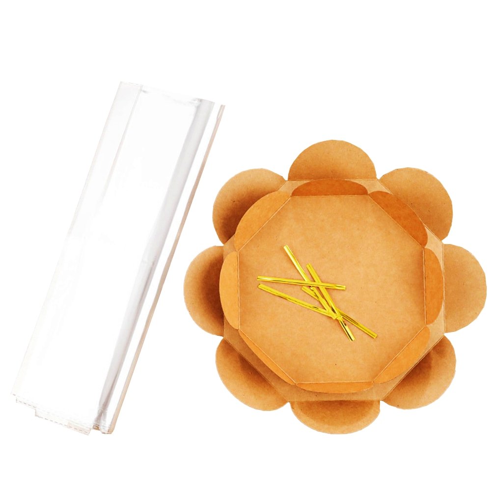 360mm Height Cellophane Wrap Set - Kraft - TEM IMPORTS™