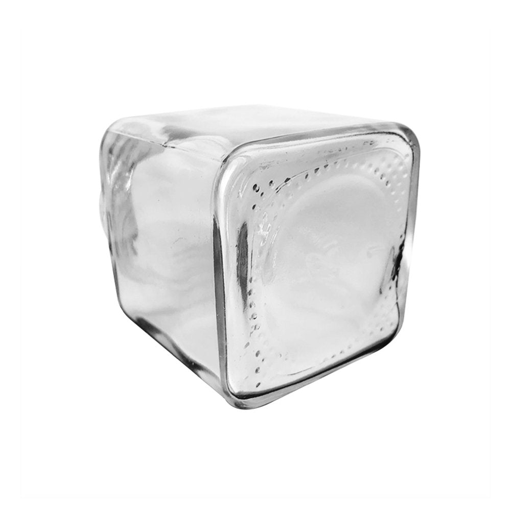 380mL Square Glass Jar With Metal Twist Lid - TEM IMPORTS™