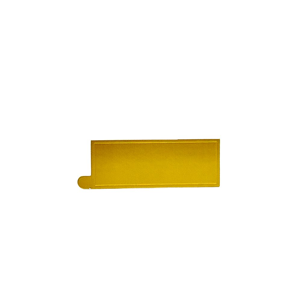 40x105mm Mini Cake Board Long Rectangular Gold - Pack of 100 - TEM IMPORTS™