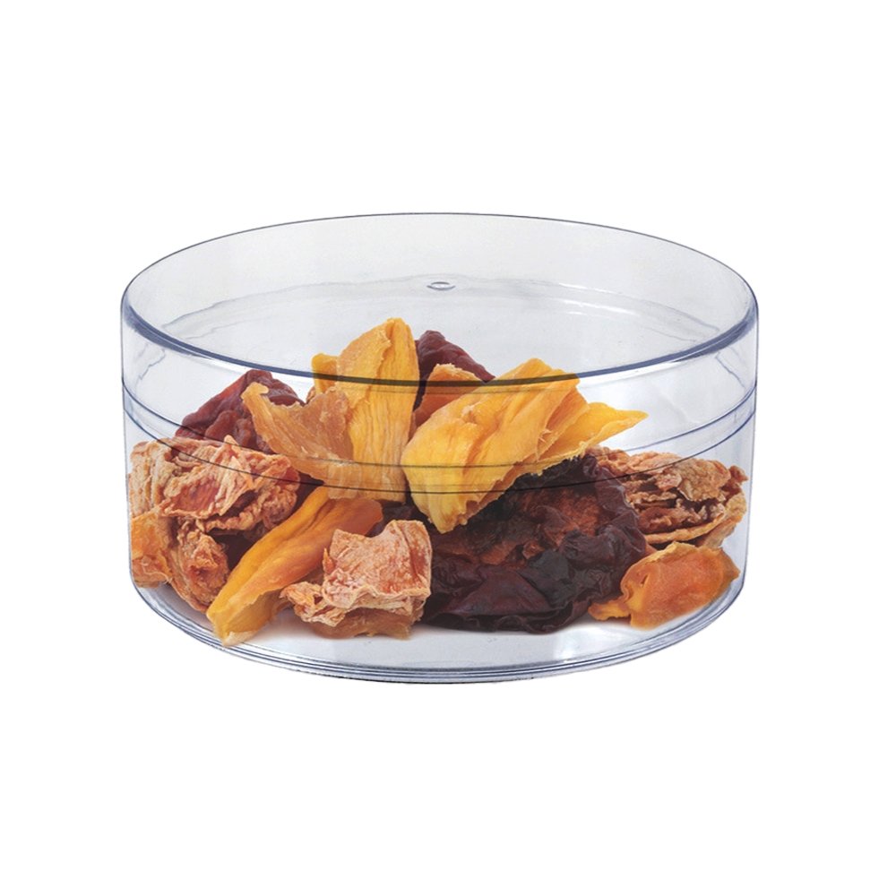 450mL Clear Round Container With Hard Lid - TEM IMPORTS™