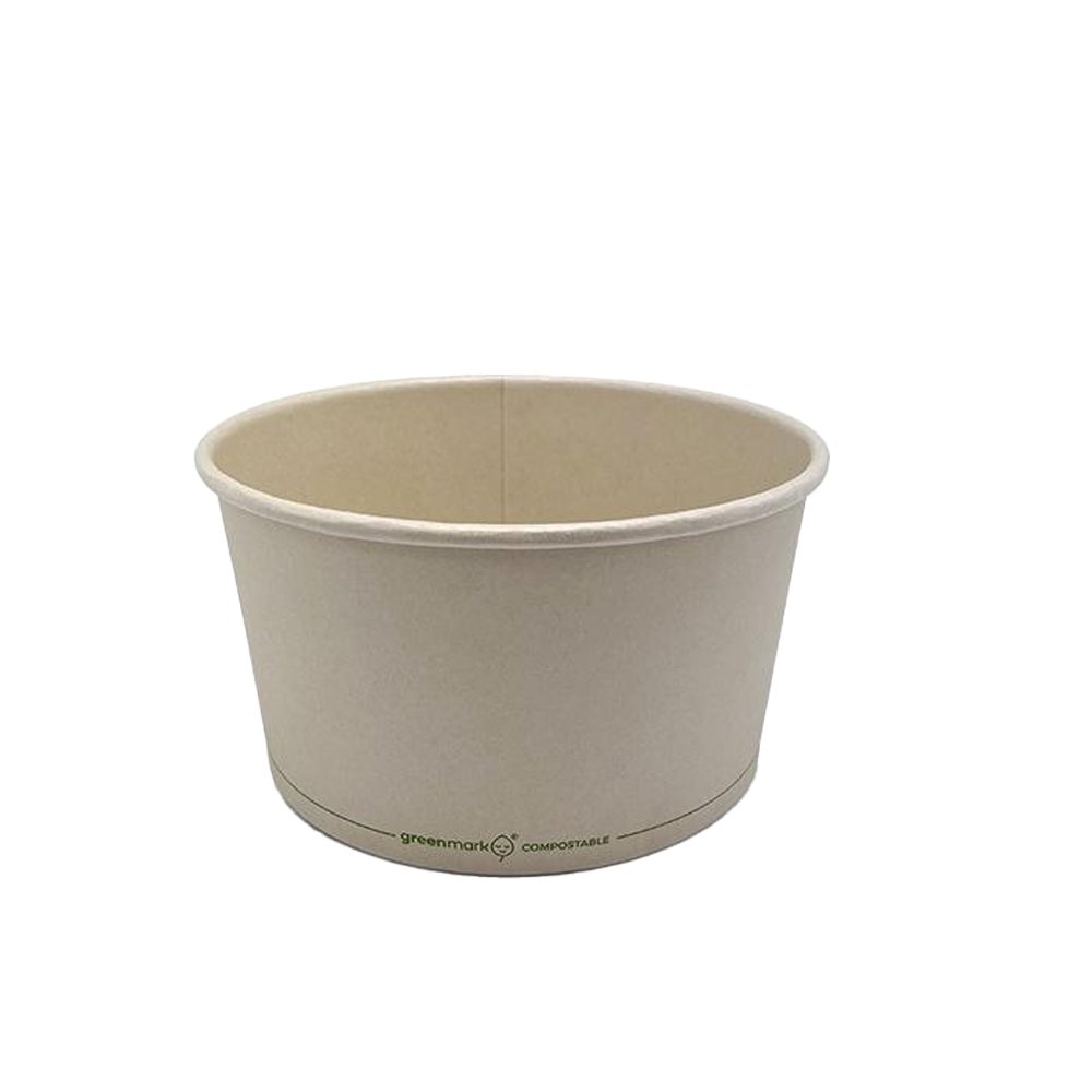 4oz/120mL BioPBS Coated Ice Cream Bamboo Paper Cup - TEM IMPORTS™