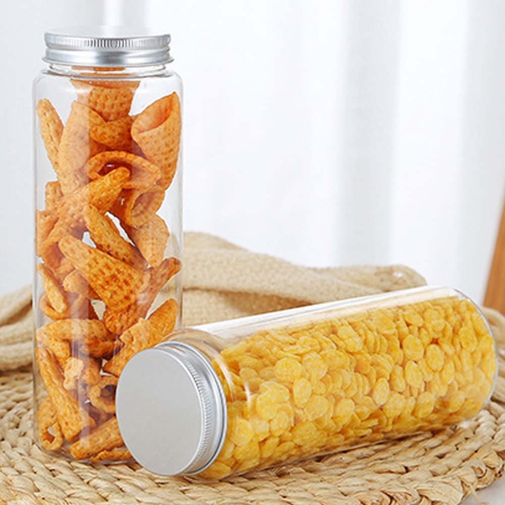 500mL Round Plastic Bottle With Metal Cap - TEM IMPORTS™