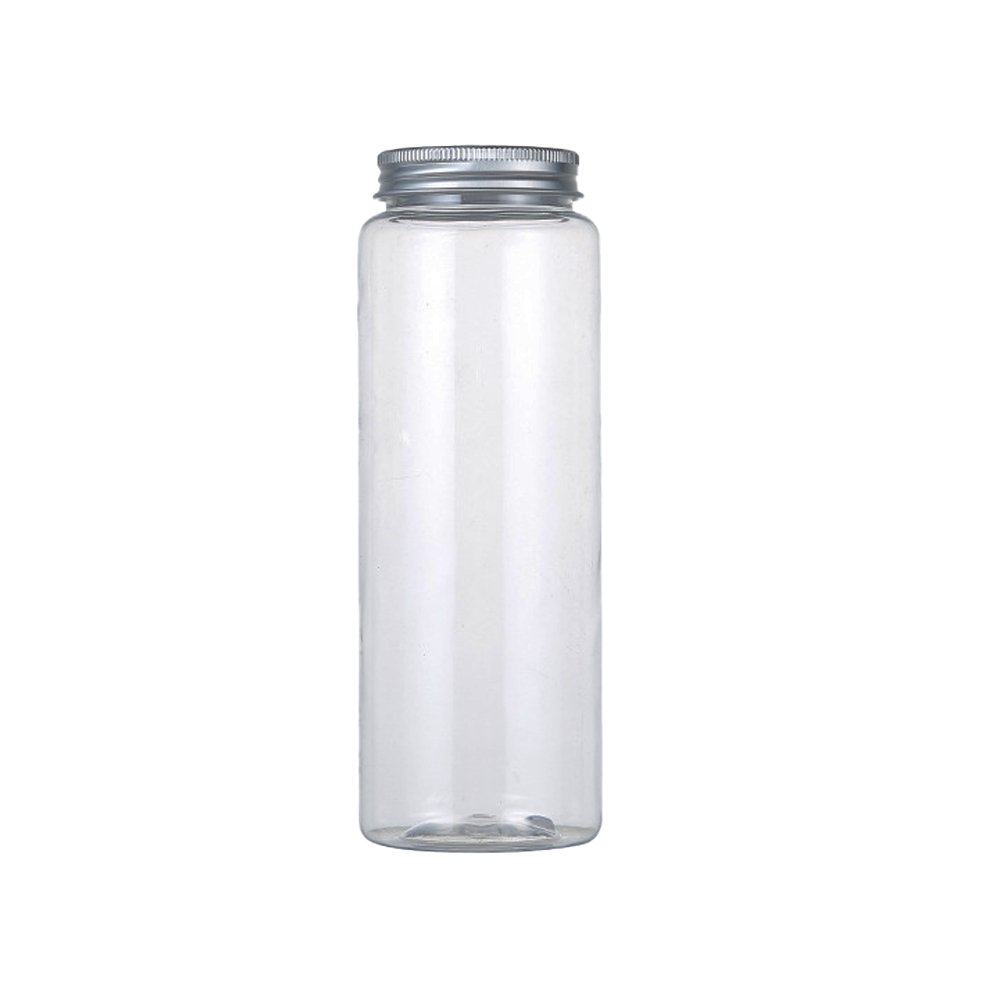 500mL Round Plastic Bottle With Metal Cap - TEM IMPORTS™