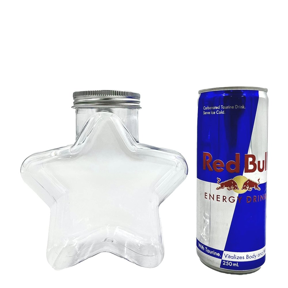 500mL Star Shape PET Bottle with Aluminium Cap - TEM IMPORTS™