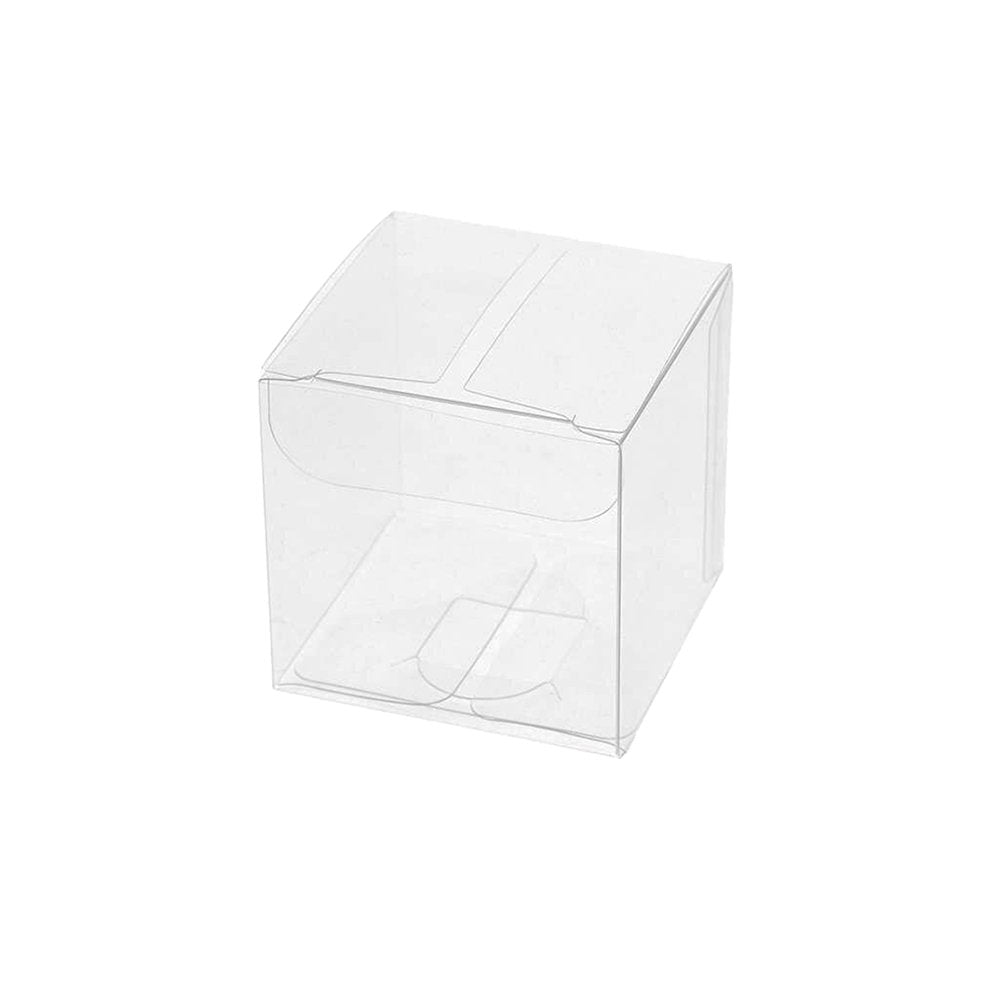 Transparent PVC Cube Box - 50x50mm - TEM IMPORTS™