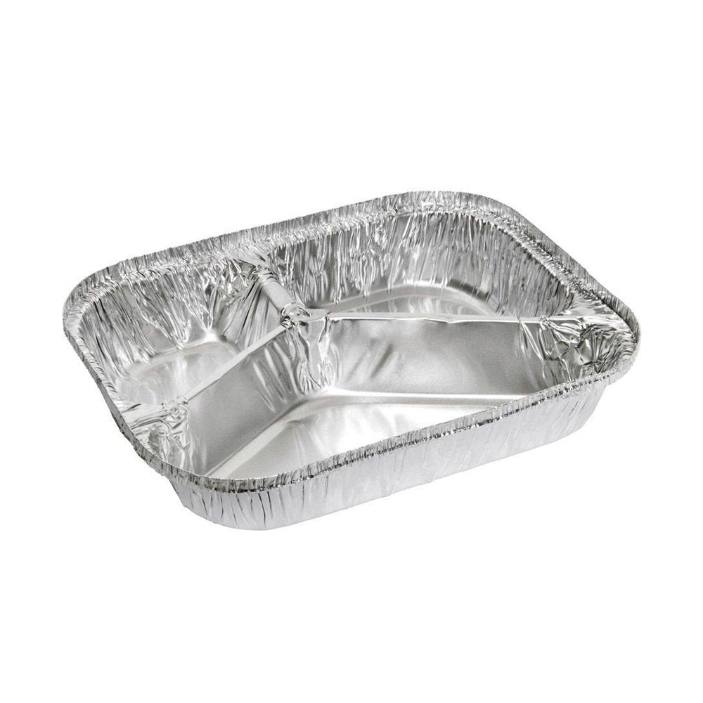 600mL 3 Compartment Meal Foil Tray - TEM IMPORTS™