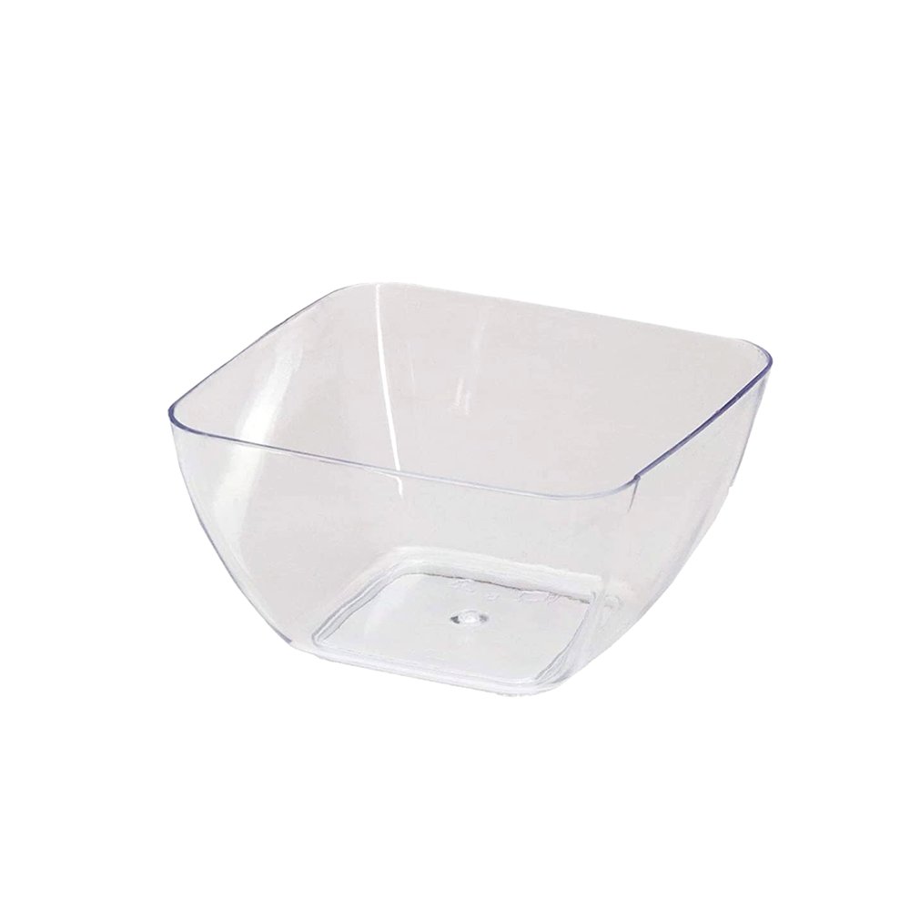 60mL Clear Mini Square Bowl Shape Container - TEM IMPORTS™