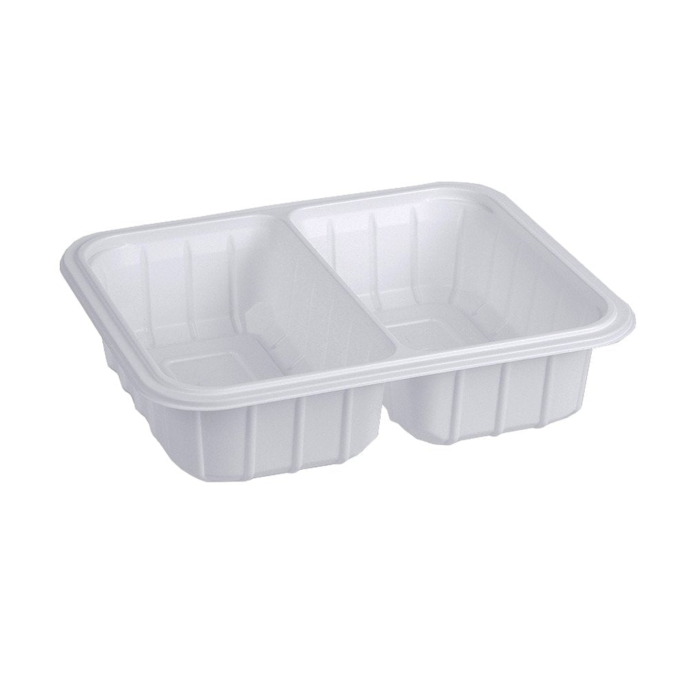 700mL GMPack 2 Compartment Meal Tray For QS300-Pk100 - TEM IMPORTS™