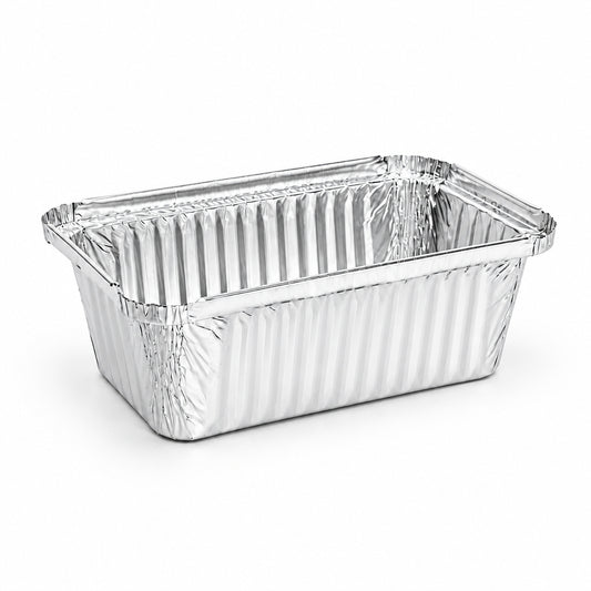 840mL Oblong Aluminium Foil Takeaway Tray (Carton of 500)