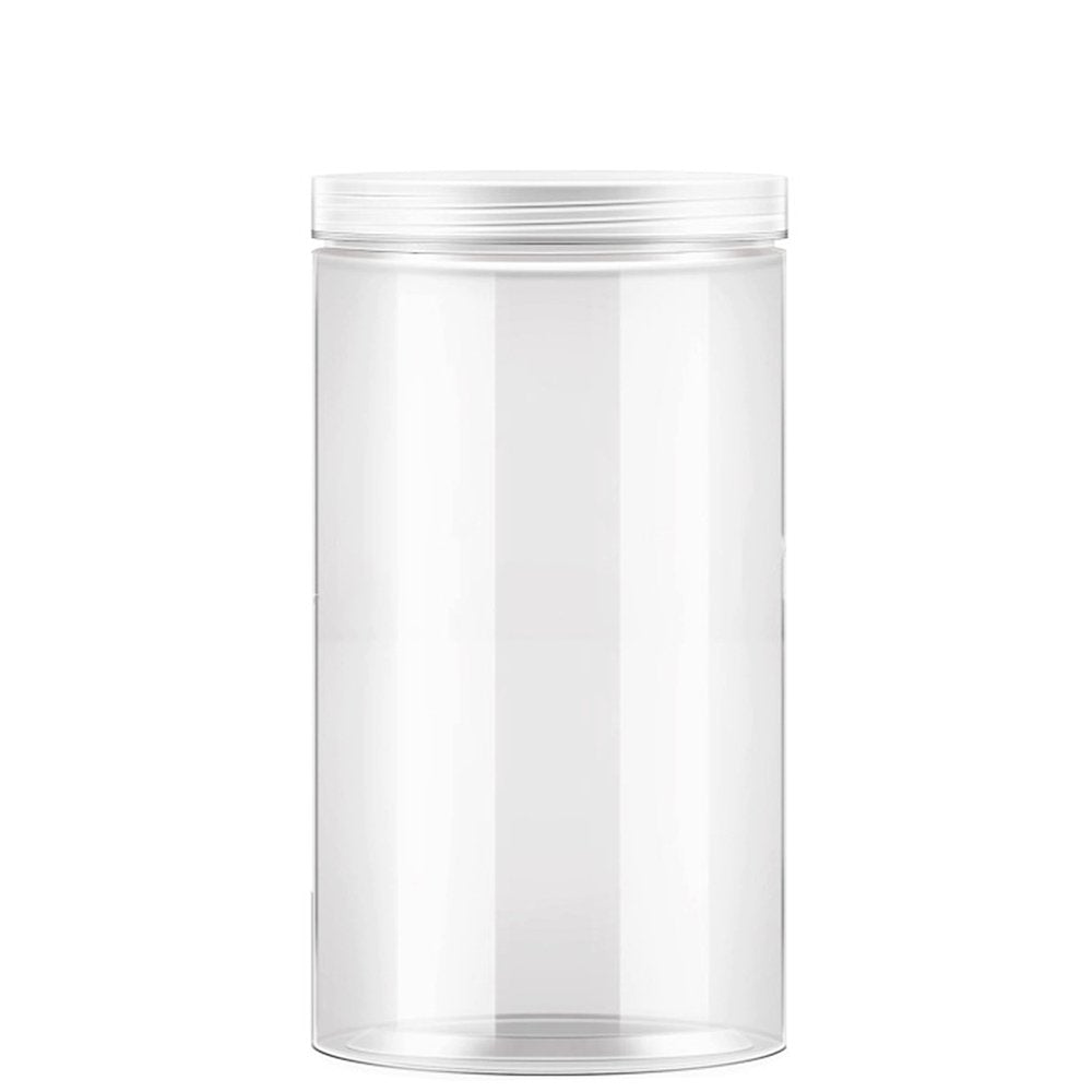 750mL/89mm Neck Straight Sided Plastic Jar With Plastic Lid - TEM IMPORTS™