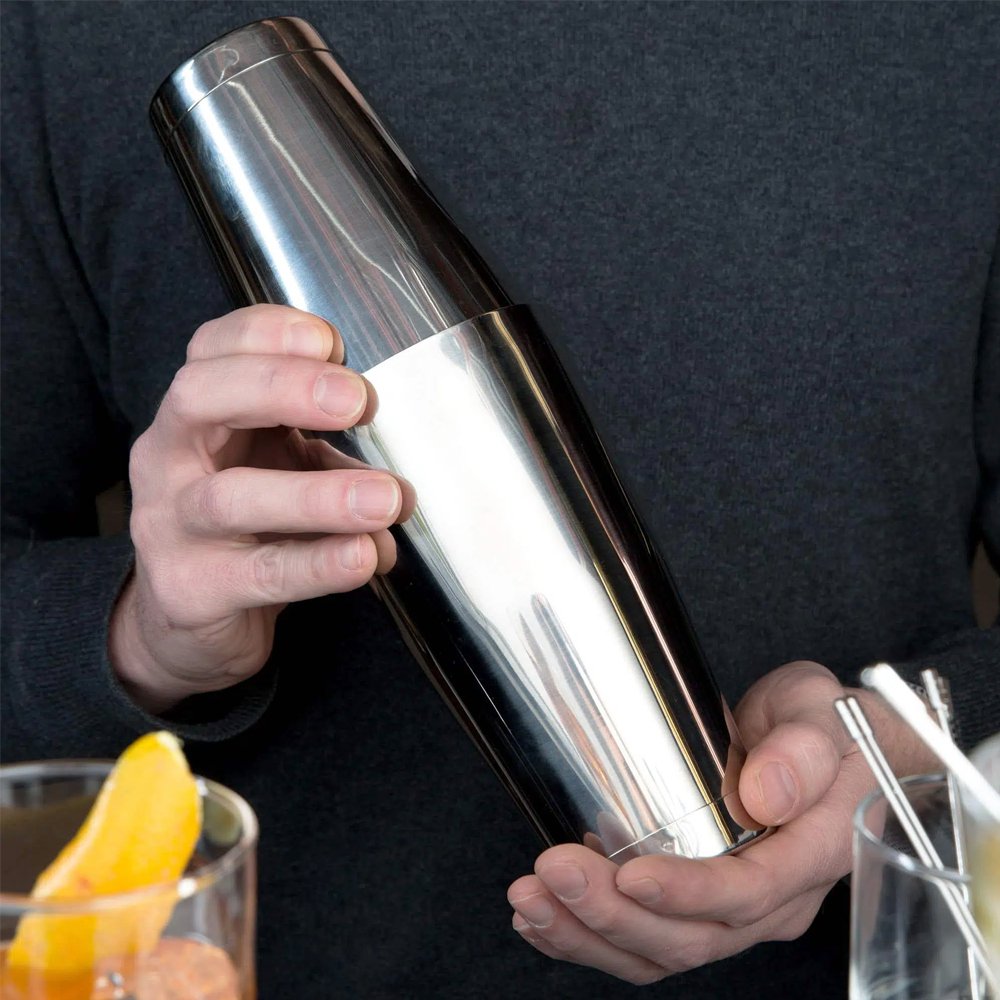830mL Bar Shaker Set Stainless Steel - TEM IMPORTS™