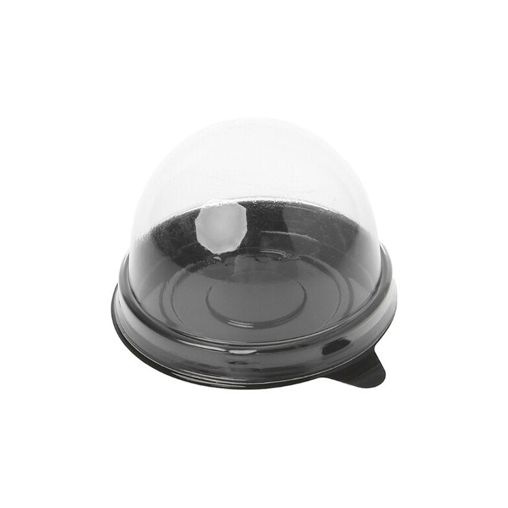 83mm Small Black With Clear Dome Lid - TEM IMPORTS™