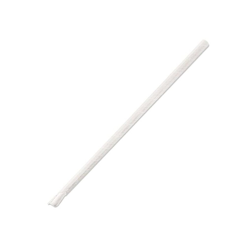 8mm White Paper Straw Spoon - Pk50 - TEM IMPORTS™