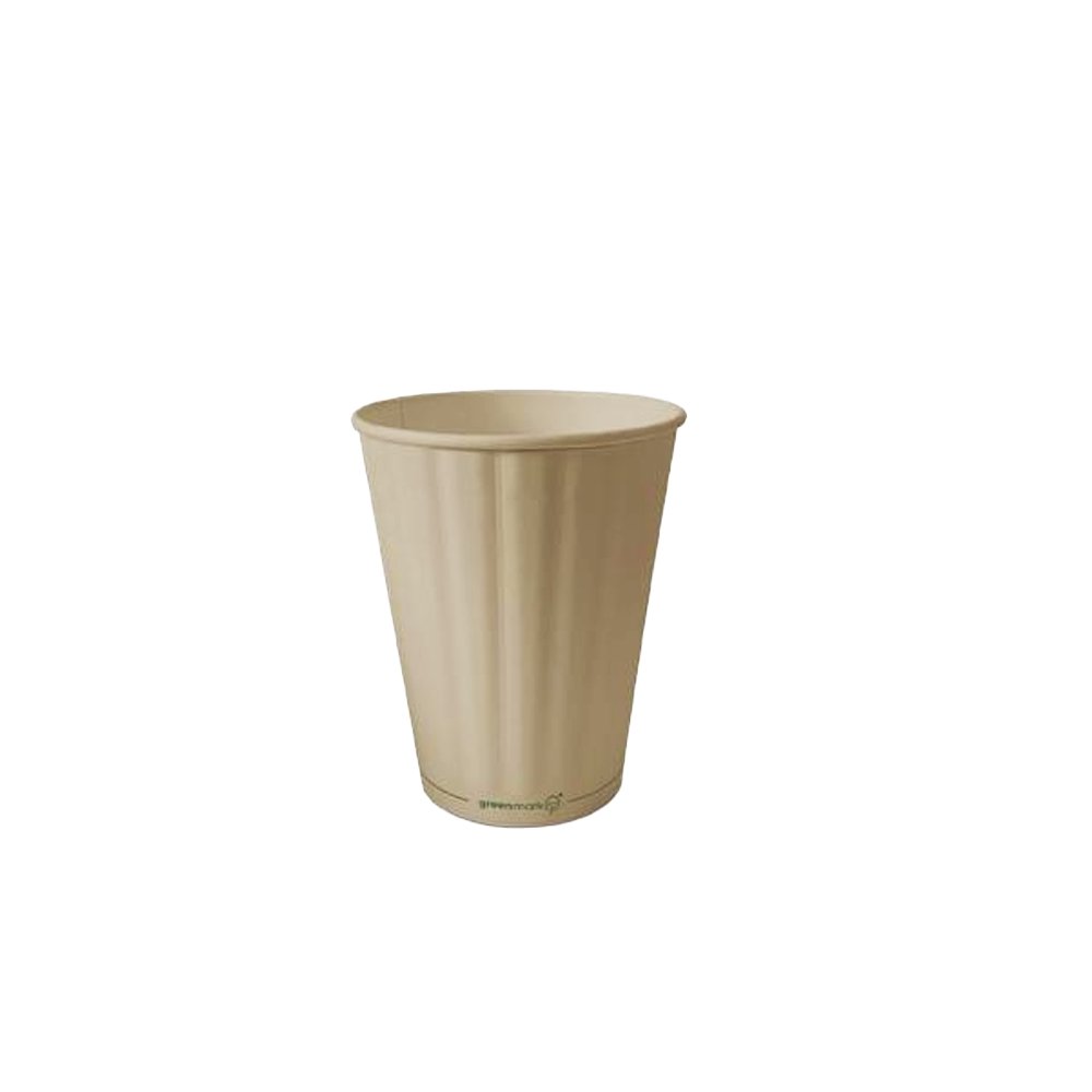 8oz/237mL Aqueous Coated Bamboo Embossed DW Cup