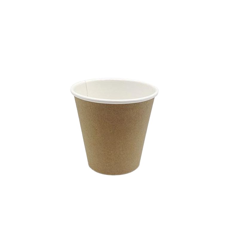 8oz/237mL PE Coated SW Paper Cup Kraft - TEM IMPORTS™