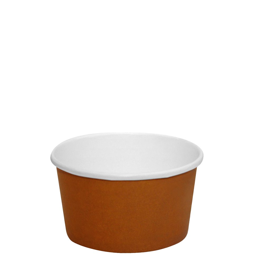 8oz/240mL PLA Coated Plain Brown Paper Soup Cup - TEM IMPORTS™