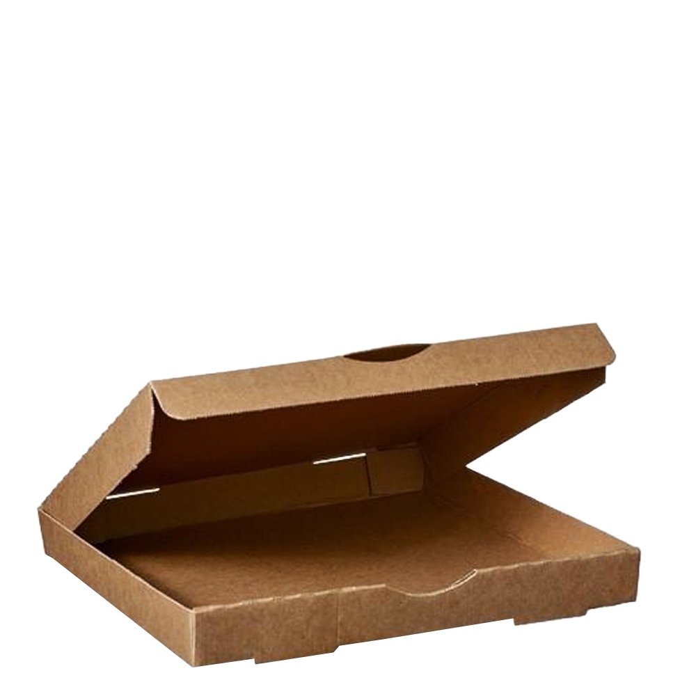 9" Inch Takeaway Pizza Box Kraft Brown - TEM IMPORTS™