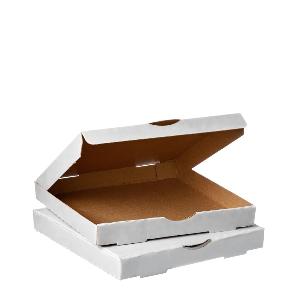 9" Inch Takeaway Pizza Box White - TEM IMPORTS™