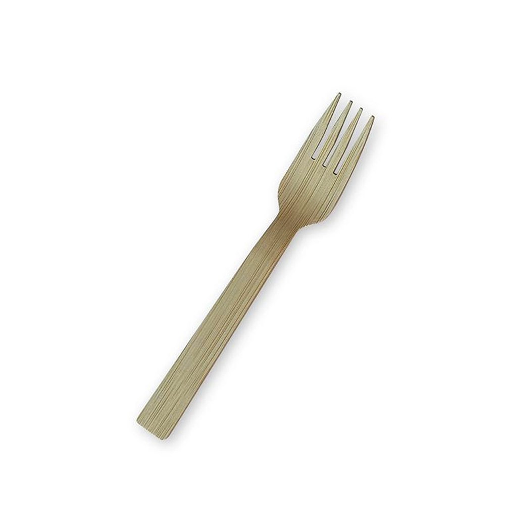 Bamboo Cutlery Fork - Pack of 100 - TEM IMPORTS™