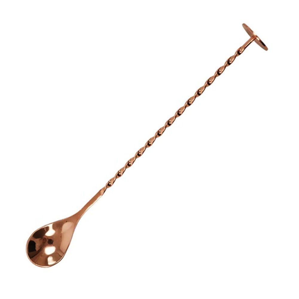 Bar Spoon With Masher Copper - TEM IMPORTS™
