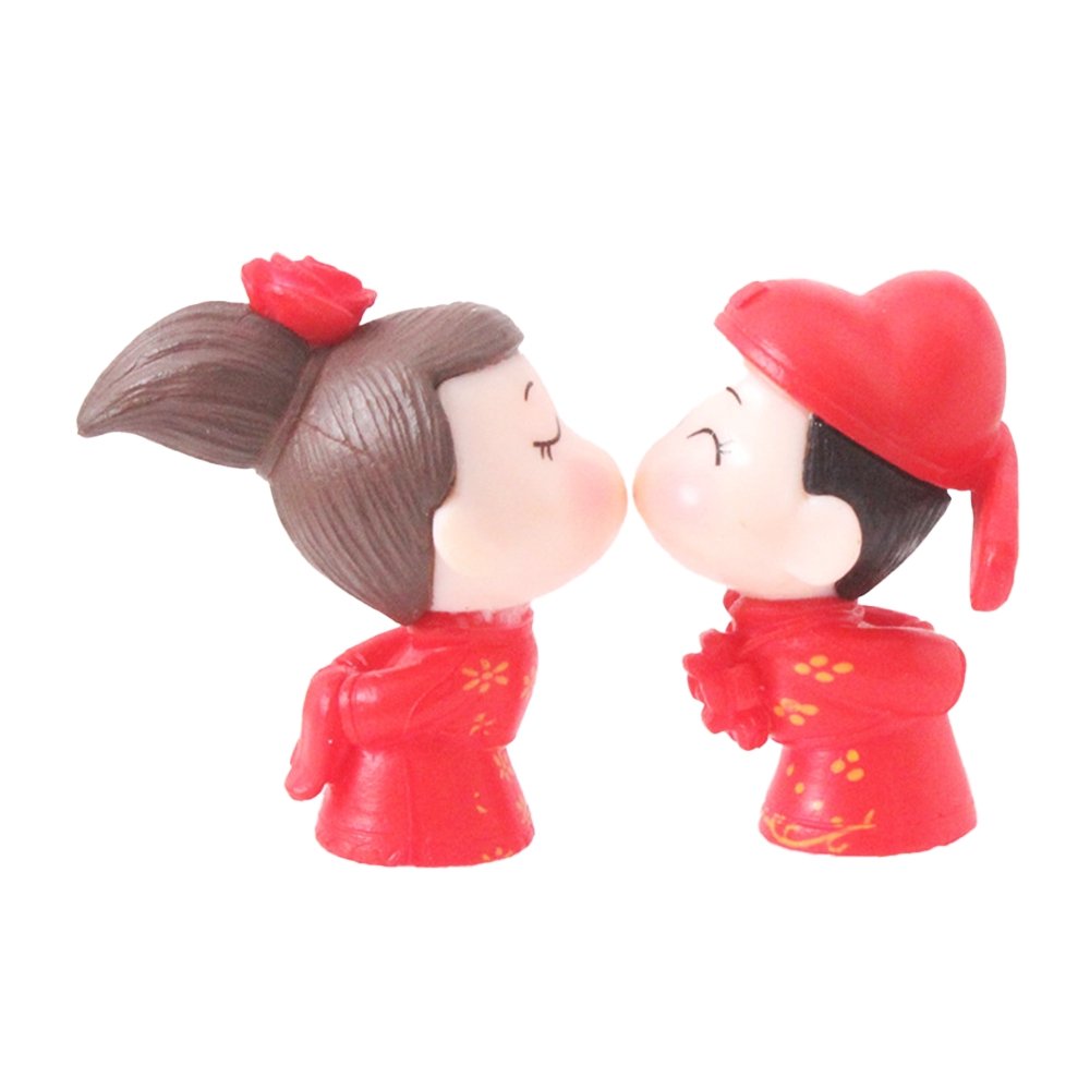 Traditional Chinese Wedding Couple Cake Topper Set - TEM IMPORTS™