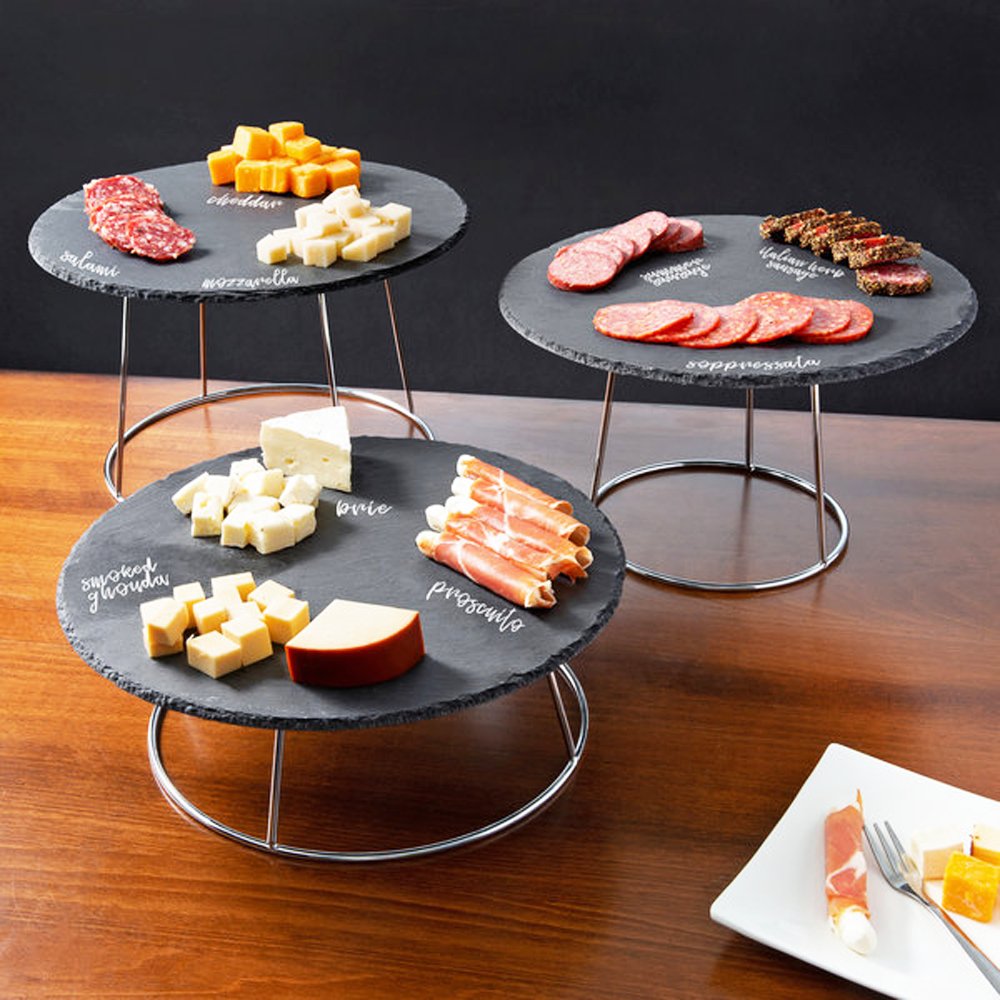 Chrome Plate Seafood Platter Stand - TEM IMPORTS™