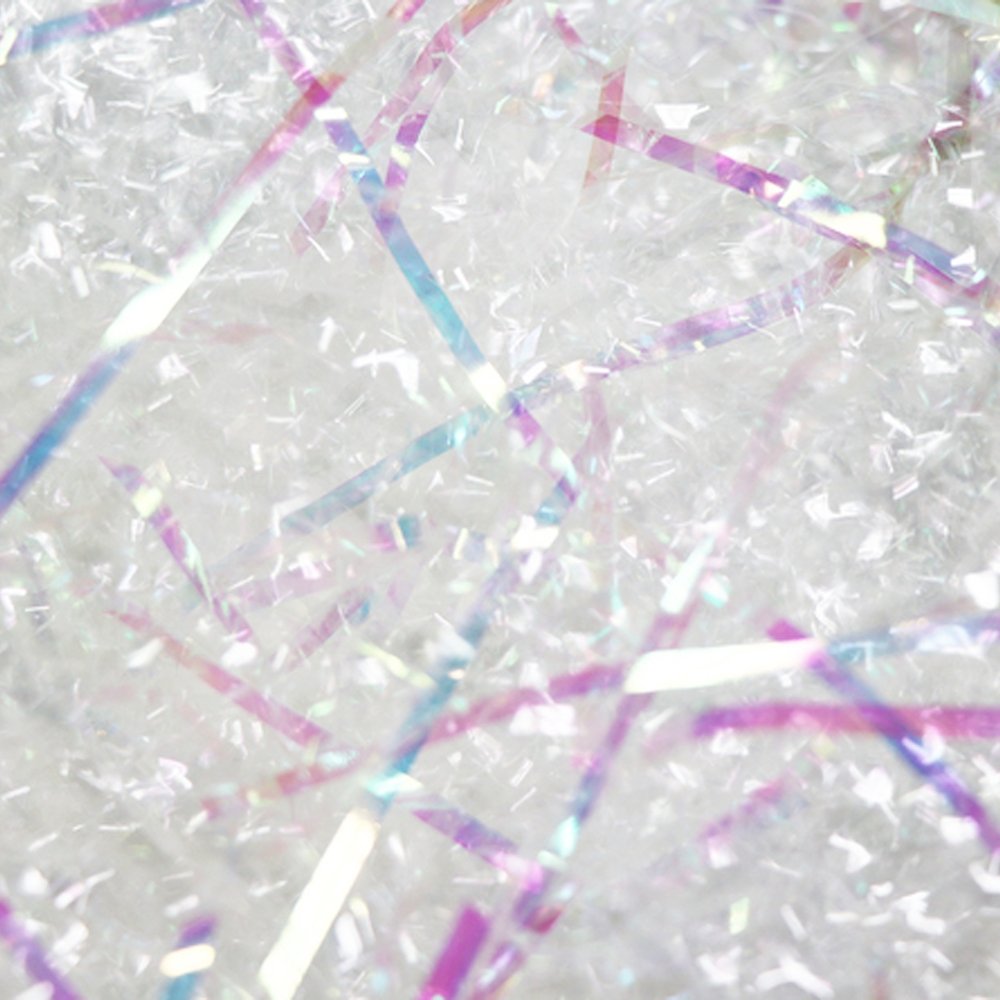 Clear & Iridescent Pearl Shreds Fillers - 250gr Bag - TEM IMPORTS™